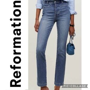 Reformation’s Ada Ultra High Rise Boot Cut Jean